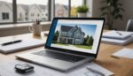 Annonce immobilière, clé de maison et plan sur un bureau, changements réglementaires 2026