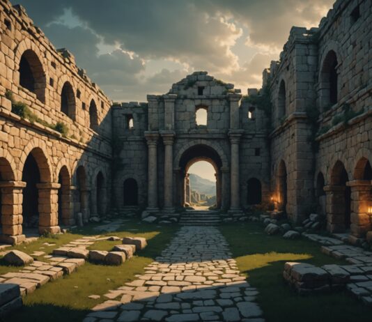 Resonance : Asobo Studio dévoile la préquelle tant attendue de la saga A Plague Tale Illustration atmosphérique évoquant l'univers médiéval et minoen du jeu Resonance: A Plague Tale Legacy