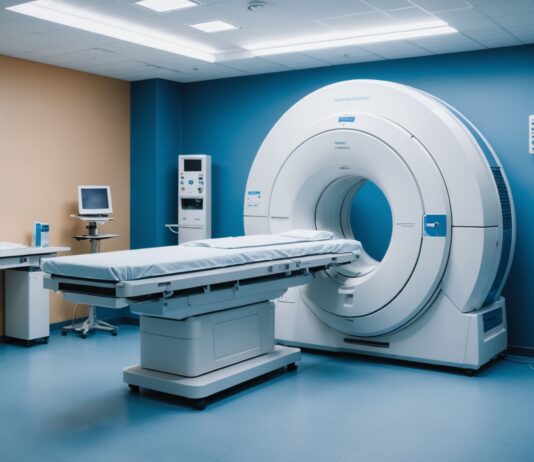 IRM et scanner : pourquoi les délais d’attente restent aussi longs en France Scanner IRM dans une salle d'imagerie médicale moderne et lumineuse