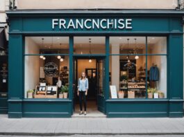 Franchise en France : le secteur franchit un nouveau cap malgré la baisse du nombre de réseaux Commerçant accueillant des clients devant une devanture de franchise moderne