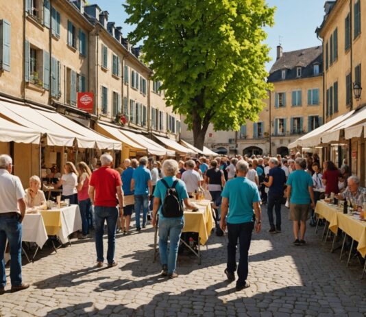 Bénévolat : pourquoi les forums de rentrée font le plein partout en France Bénévoles et visiteurs échangeant sur des stands associatifs lors d'un forum du bénévolat