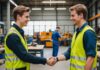 Aide exceptionnelle à l’apprentissage : ce que change le nouveau dispositif pour les employeurs Jeune apprenti et employeur dans un atelier professionnel en France