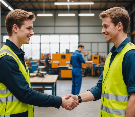 Aide exceptionnelle à l’apprentissage : ce que change le nouveau dispositif pour les employeurs Jeune apprenti et employeur dans un atelier professionnel en France