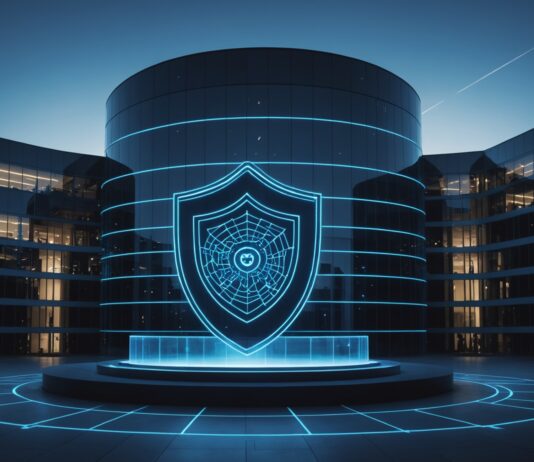 Cybersécurité de l’État : le plan Lecornu pour protéger les administrations françaises Illustration abstraite de cybersécurité et protection numérique de l'État