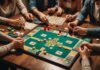 Jeux de société : pourquoi la France s’impose comme 3e marché mondial en 2026 Amis jouant à un jeu de société coloré autour d'une table