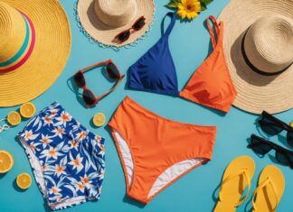 Maillot de bain femme : comment bien le choisir Maillots de bain femme colorés sur fond estival