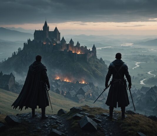 The Blood of Dawnwalker : le nouveau RPG dark fantasy signé d’anciens développeurs de The Witcher Scène de dark fantasy médiéval avec un guerrier mi-vampire dans les Carpates