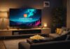 Streaming gratuit : JustWatch TV, le nouveau venu qui mise sur le divertissement en France Téléviseur allumé dans un salon, illustrant l'arrivée d'une nouvelle plateforme de streaming gratuit
