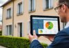 DPE européen : ce que le diagnostic immobilier ajoutera dès 2027 Diagnostiqueur immobilier vérifiant l'étiquette énergétique d'une maison