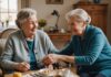 Aide à domicile pour personnes âgées : comment bien choisir et éviter les pièges Illustration d'une aide à domicile auprès d'une personne âgée, scène générée par IA
