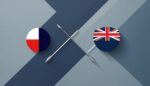 Illustration symbolique de coopération militaire internationale entre deux nations