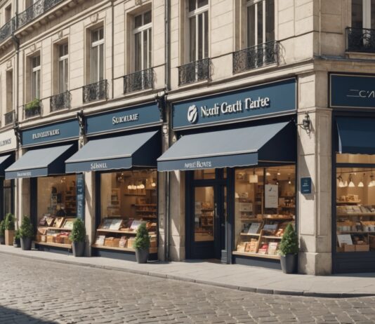Franchise en France : les enseignes étrangères ralentissent, le marché local résiste Devanture de boutiques franchisées dans une rue commerçante française