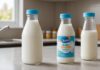 Rappel de lait de croissance Auchan et E.Leclerc : le lot à vérifier avant de le donner à bébé Carton de lait de croissance pour bébé, illustration d'un rappel produit